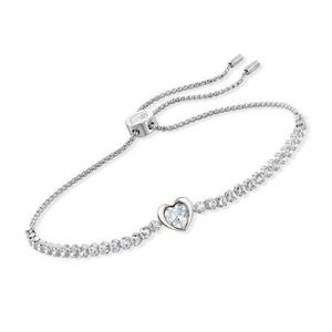 Swarovski Silver Heart Bracelet